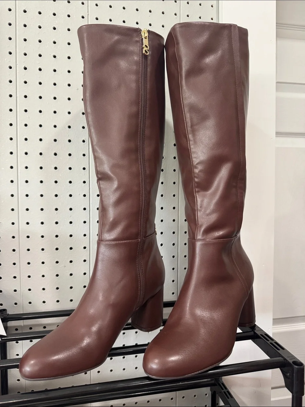 Naturalizer Brown Over-the-Knee Leather Boots